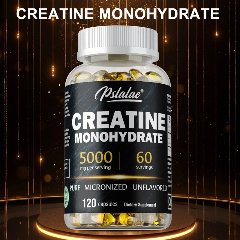 Pre Workout Supplement - Creatine Monohydrate Capsule - Enhance Muscle