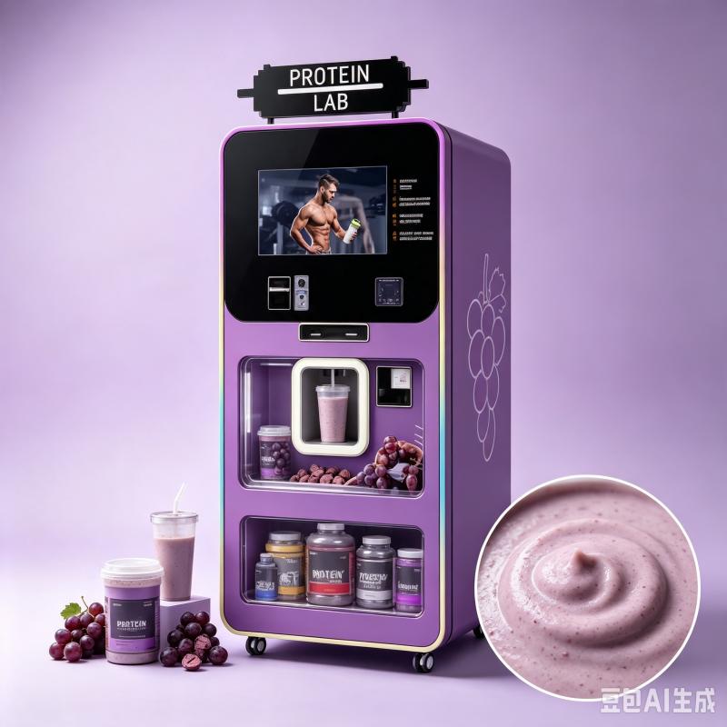 Nutrition Fitness Center - Protein Shake Vending Machine Customized High