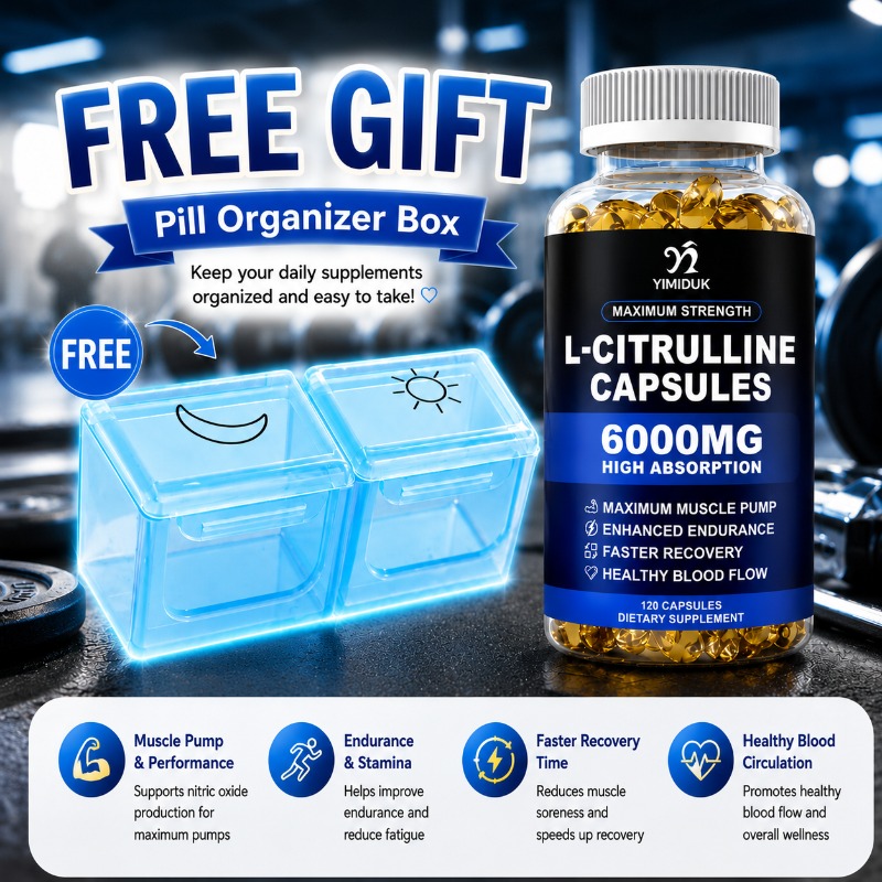 6000mg L-Citrulline Capsules,  - Pre Workout Supplement recension och pris
