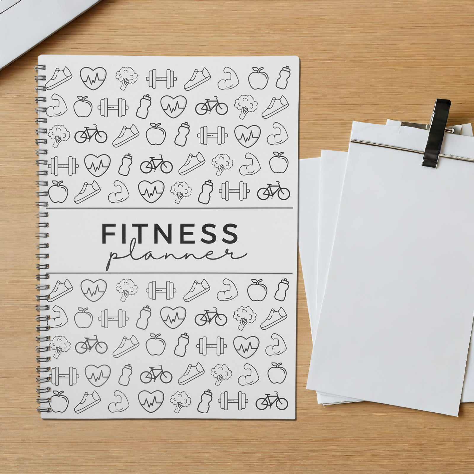 Premium Fitness Planning Noteb - Nutrition Fitness Gym recension och pris