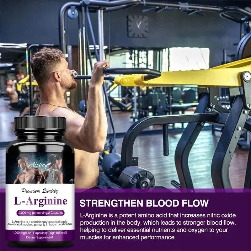 Men's L Arginine Capsules Supp - Pre Workout Supplement recension och pris