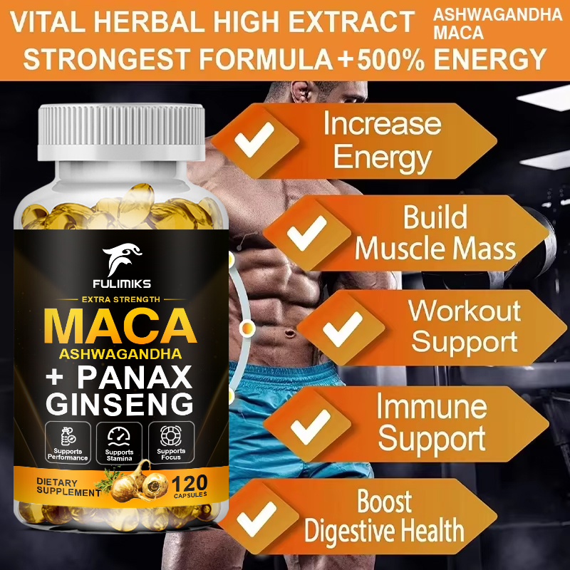 FULIMIKS Premium Maca Root Cap - Pre Workout Supplement recension och pris