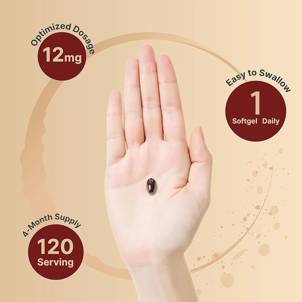 Astaxanthin 12mg Softgels - As - Pre Workout Supplement recension och pris