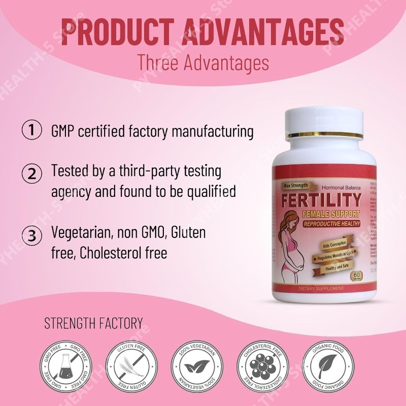 Fertility Tablets for Women, F - Pre Workout Supplement recension och pris