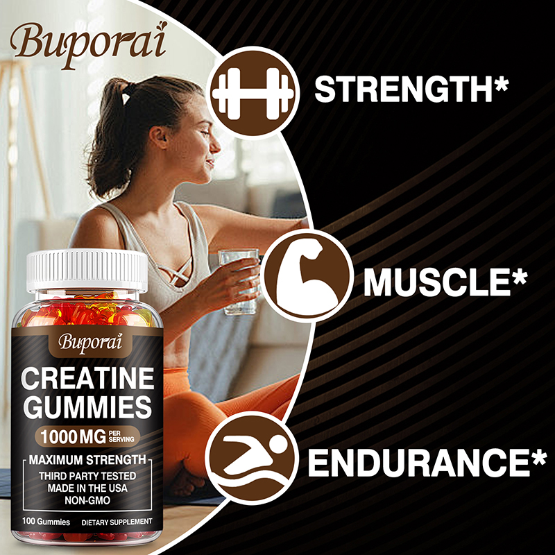 Creatine Monohydrate Gummies - - Pre Workout Supplement recension och pris