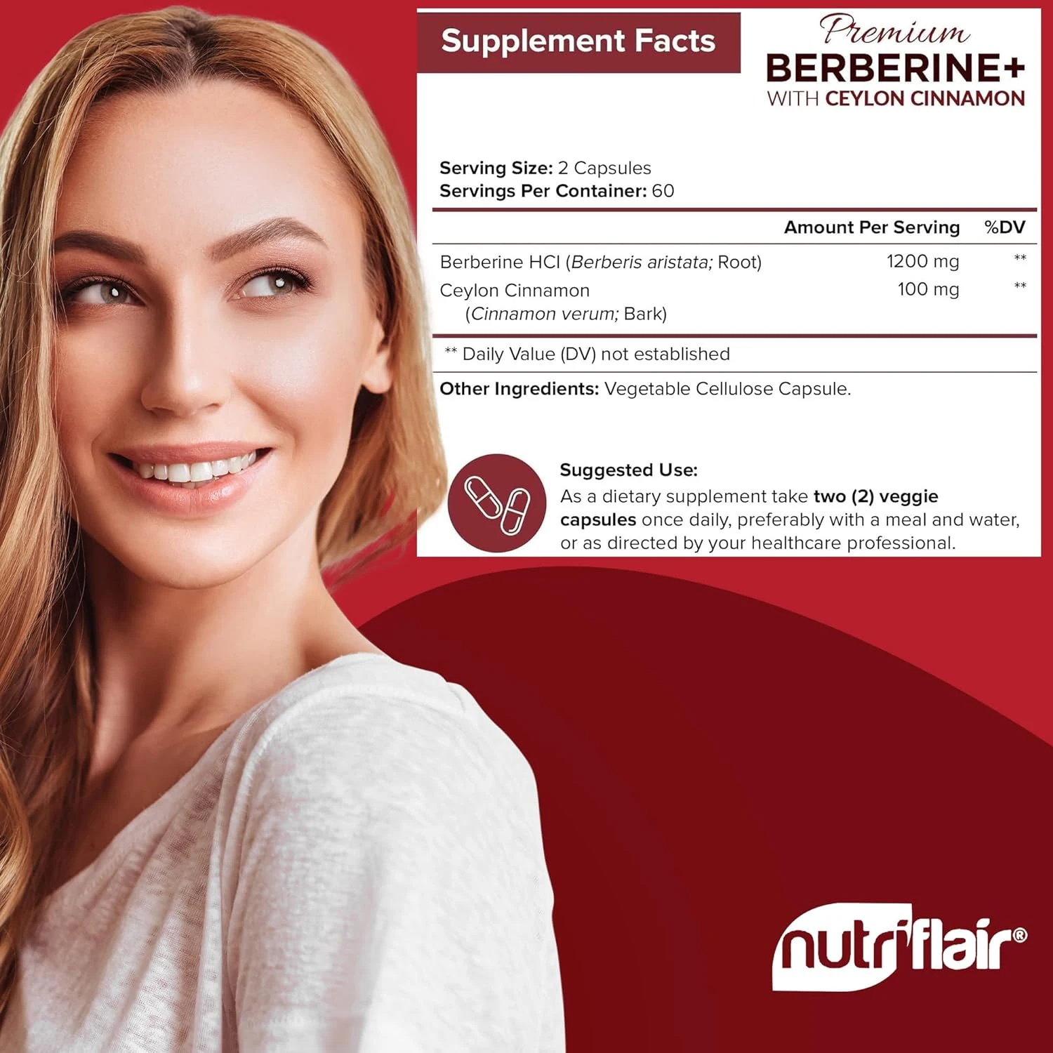 Premium Berberine HCL - Suppor - Berberine Hcl Capsule recension och pris