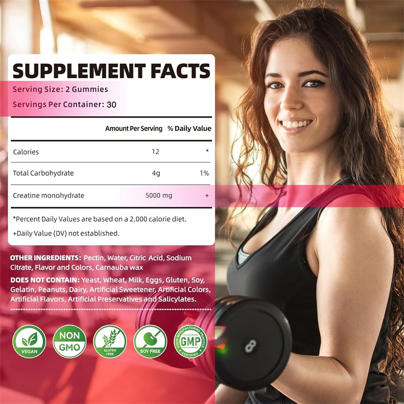 Creatine Monohydrate Gummies f - Pre Workout Supplement recension och pris
