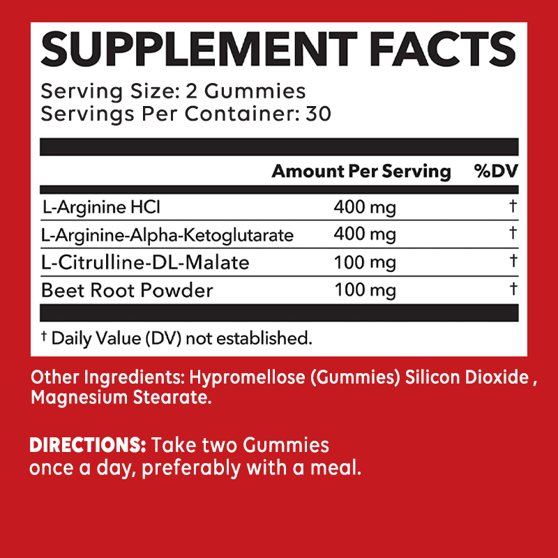 L-Arginine Supplement - Streng - Pre Workout Supplement recension och pris