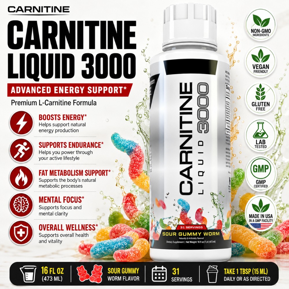 L-Carnitine Liquid 3000mg Sour - L-Carnitine Liquid recension och pris