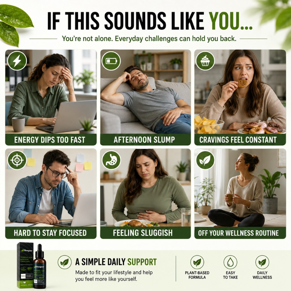 Googeer Chlorophyll Liquid Dro - L-Carnitine Liquid recension och pris