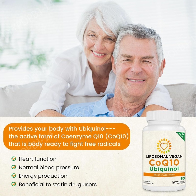 CoQ10 Ubiquinol Supplement, 60 - Coq10 Ubiquinol Softgel recension och pris
